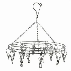 STENDIBIANCHERIA 20 MOLLETTE ROTONDO 36 CM IN ACCIAIO STENDINO BIANCHERIA 10464