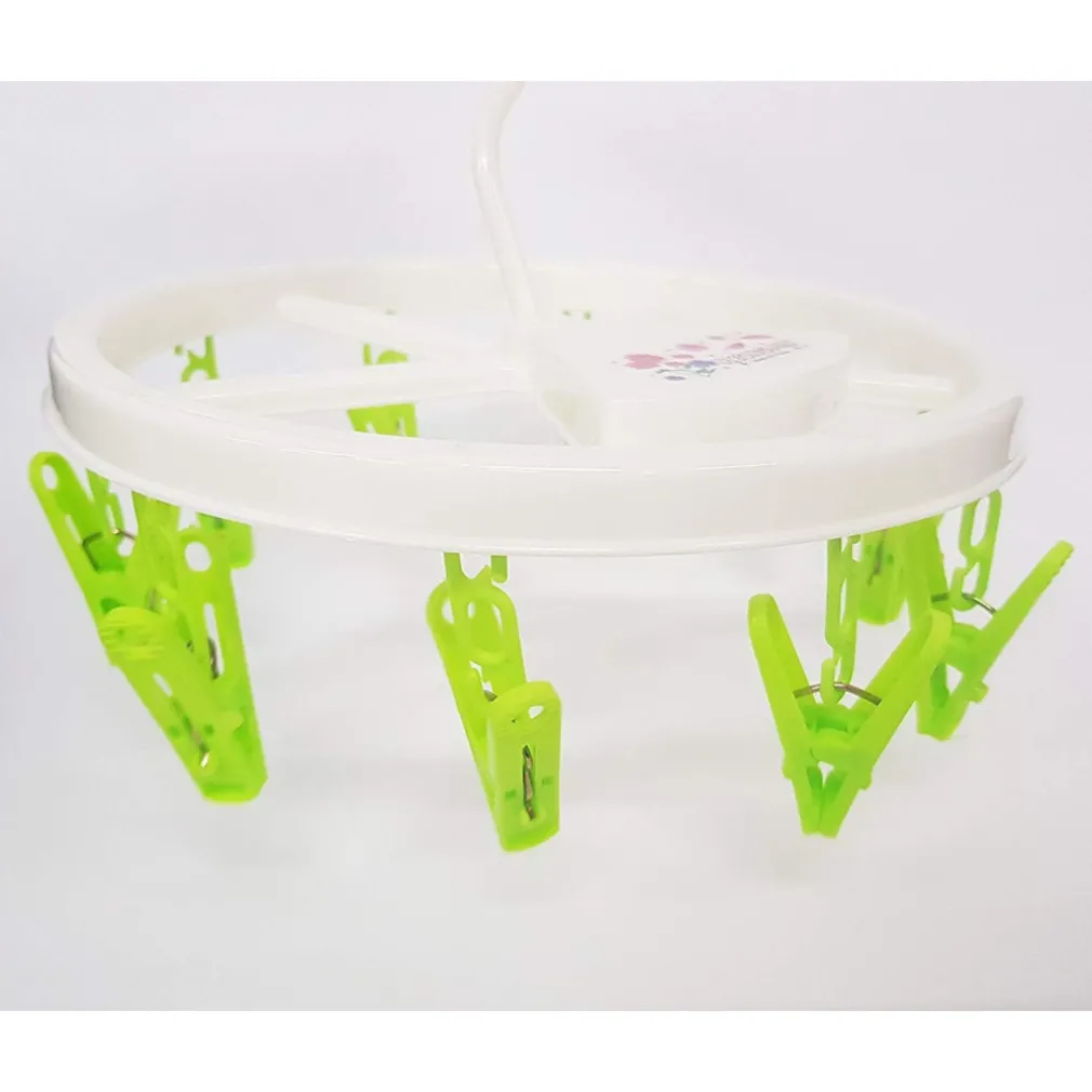 STENDIBIANCHERIA 10 MOLLETTE CON GANCIO STENDINO PLASTICA APPENDIBILE DA BALCONE