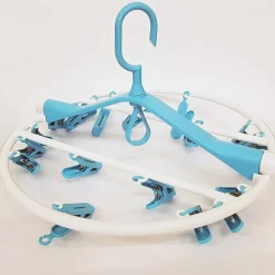 STENDIBIANCHERIA 18 MOLLETTE 34X34CM GANCIO PIEGHEVOLE STENDINO BUCATO PLASTICA