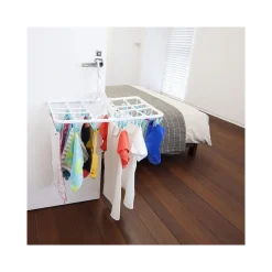 STENDIBIANCHERIA 24 MOLLETTE 40x34CM GANCIO PIEGHEVOLE STENDINO PLASTICA APPENDIBILE