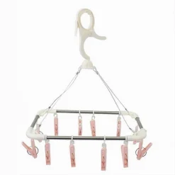 STENDIBIANCHERIA 12 PINZE MOLLETTE STENDINO BIANCHERIA ASCIUGATURA GANCIO 79540