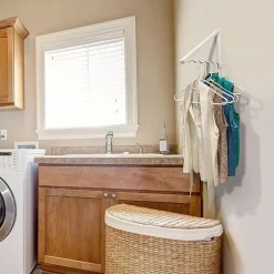 STENDIBIANCHERIA APPENDIABITI PIEGHEVOLE DESIGN ONDULATO SALVASPAZIO A PARETE