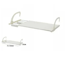 STENDIBIANCHERIA BALCONE STENDI BIANCHERIA REGOLABILE 75-120CM DAVANZALE 70518