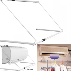 STENDIBIANCHERIA PER CONDIZIONATORE STENDINO ESTENSIBILE ASCIUGA BIANCHERIA