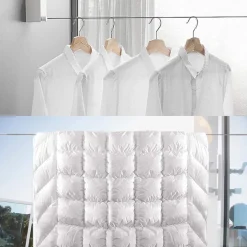 STENDIBIANCHERIA RETRATTILE ACCIAIO CORDA BUCATO 4.2MT ESTENSIBILE PER INTERNI ESTERNI