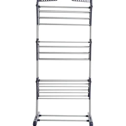 STENDIBIANCHERIA VERTICALE A TORRE PIEGHEVOLE A TORRE SALVASPAZIO 3 PIANI RUOTE