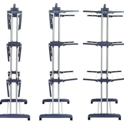 STENDIBIANCHERIA VERTICALE A TORRE PIEGHEVOLE A TORRE SALVASPAZIO 3 PIANI RUOTE