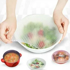 STRETCH AND FRESH SET DI 4 PELLICOLE PER ALIMENTI LAVABILE E RIUTILIZZABILE