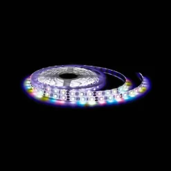 STRIP LED BOBINA 5 METRI RGB 24V SMD 5050 MULTICOLOR 16W/M IP65 300 LED STRISCIA