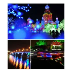 STRIP LED FLUORESCENTE EFFETTO TUBO NEON COLORATO IMPERMEABILE IN SILICONE DC12V