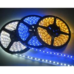 STRIP STRISCIA LED 5M 3528 5050 5630 300 LED IMPERMEABILE FREDDA CALDA RGB