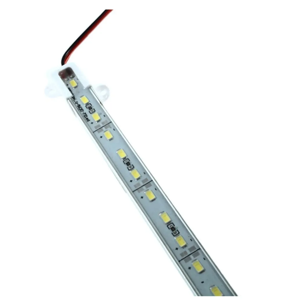 STRIP STRISCIA LED PROFILO 1MT BARRA RIGIDA IN ALLUMINIO SMD IP20 IP65 COPERTURA