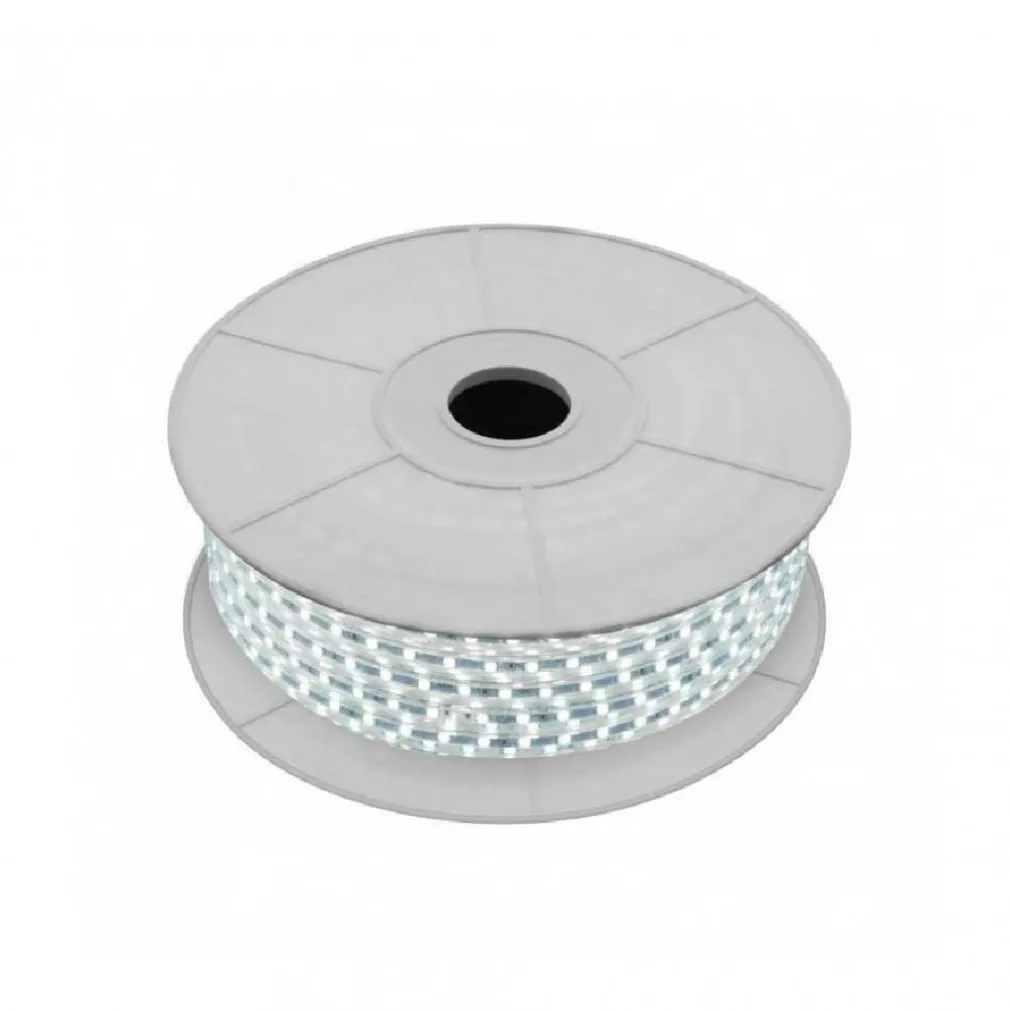 STRISCE LED GOMMATE 2835 144D 10MM 100MT 220V VARI TONI DI COLORI LUCE 2835SMD