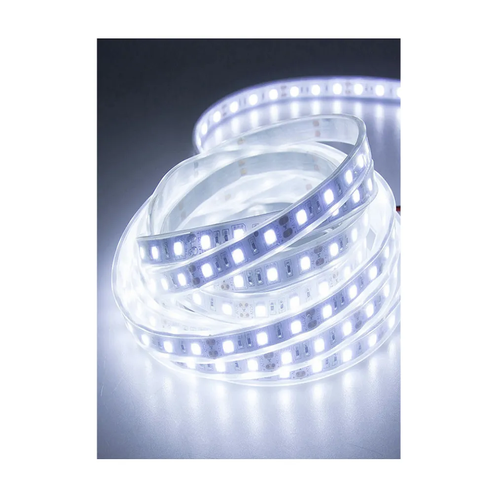 STRISCE LED GOMMATE 2835 144D 10MM 100MT 220V VARI TONI DI COLORI LUCE 2835SMD