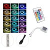 STRISCIA A LED RGB 5 MT METRI 300 SMD 5050 BOBINA STRIP ADESIVA CON TELECOMANDO