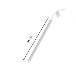 STRISCIA BARRA LED PROFILO ALLUMINIO 60CM 10W LUCE 3000K 4000K 6500K 3014-12V-60