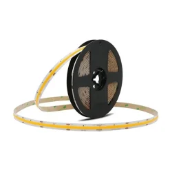 STRISCIA LED COB LUCE 4000K 6500K 3000K BOBINA 50 MT 24V SMD 500W 8 MM COB-50M-324