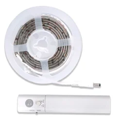 STRISCIA LED CON SENSORE DI MOVIMENTO LUCE BIANCA 6000K 1MT ARMADI LETTO