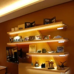 STRISCIA LED CON SENSORE DI MOVIMENTO LUCE BIANCA 6000K 1MT ARMADI LETTO