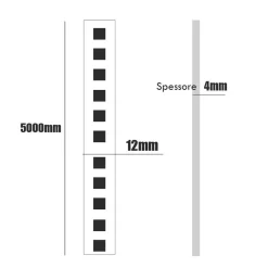 STRISCIA 600LED IMPERMEABILE IP68 DIMMERABILE LUCE MULTICOLORE RGB 75W 24V ESTERNI