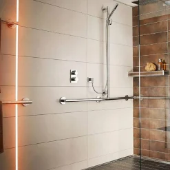 STRISCIA LED IP68 COB FLESSIBILE NEON DIMMERABILE 24V LUCE BOX DOCCIA BAGNO VASCA