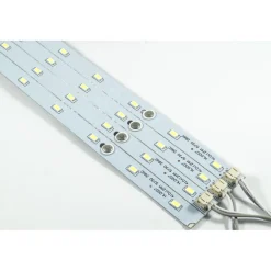 STRISCIA LED RIGIDA CALAMITATA BARRA KIT PLAFONIERA LAMPADA NEON LUCE STRIP