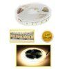 STRISCIA LED SMD 2835 STRIP 5 MT BOBINA LUCE NATURALE CALDA FREDDA 2835 12V