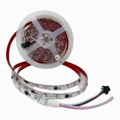STRISCIA LED SMD5050 IP20 12V 5 MT DIGITALE LUCE RGB TELECOMANDO W5050R-12-60-IC