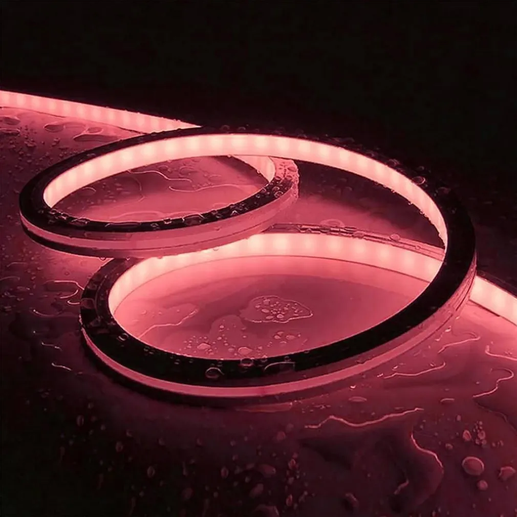 STRISCIA NEON FLEX LED IP67 160W RGB 24V LUCE MULTICOLORE ESTERNI BOBINA 10METRI