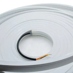 STRISCIA NEON FLEX LED IP67 160W RGB 24V LUCE MULTICOLORE ESTERNI BOBINA 10METRI