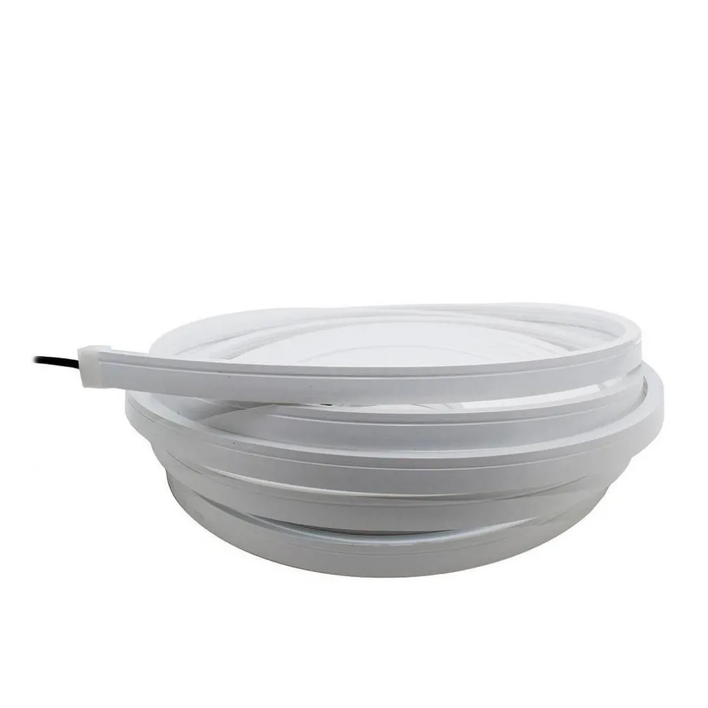 STRISCIA NEON FLEX LED IP67 160W RGB 24V LUCE MULTICOLORE ESTERNI BOBINA 10METRI