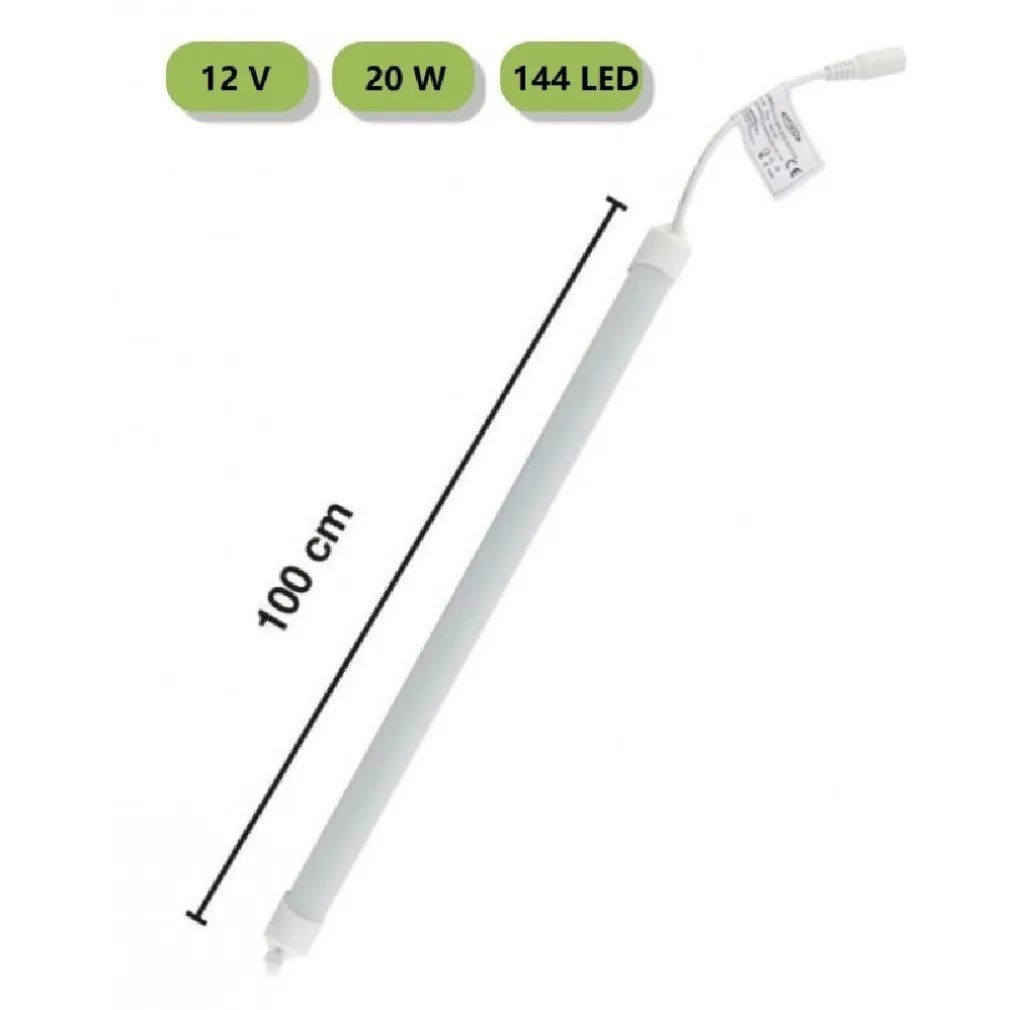 STRISCIA RIGIDA BARRA LED PROFILO ALLUMINIO 1MT LUCE 3000K 4000K 6500K 3014-12V-1O