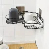 SUPPORTO ANGOLARE DA PARETE MENSOLA DA APPENDERE SENZA PUNZONATURA BAGNO CUCINA