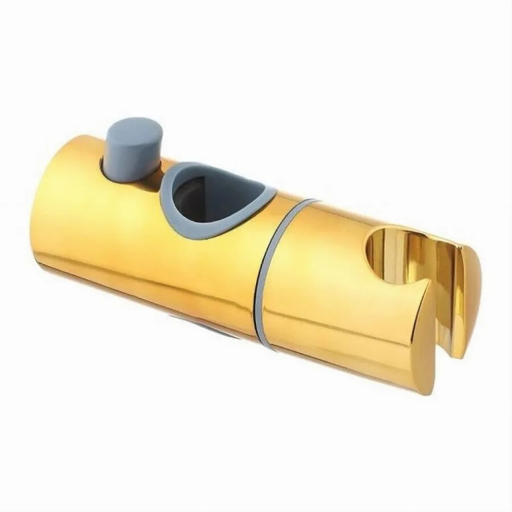 SUPPORTO DOCCETTA SCORREVOLE PER ASTA SALISCENDI DOCCIA BAGNO REGOLABILE ORO 87142