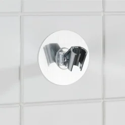 SUPPORTO DOCCETTA SOFFIONE DOCCIA BAGNO MONTAGGIO A PARETE CON BIADESIVO 79833