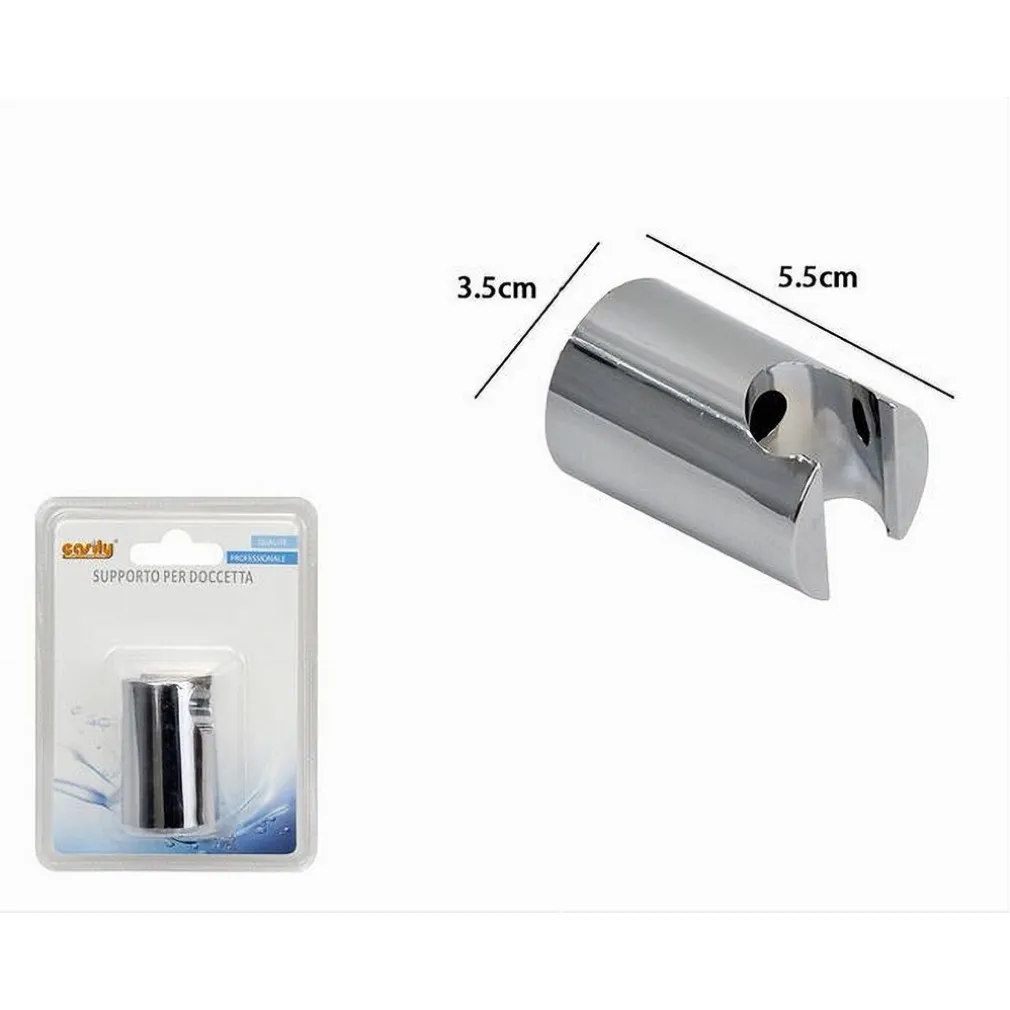 SUPPORTO FISSO STAFFA PER DOCCETTA SOFFIONE DOCCIA BAGNO PARETE UNIVERSALE 79362