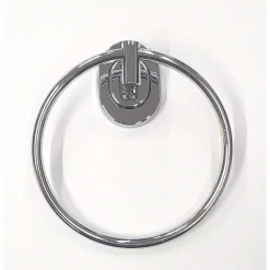 SUPPORTO PORTA ASCIUGAMANO ANELLO ACCIAIO 15.5X17X6CM ESY_69187 MURO BAGNO