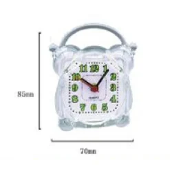 SVEGLIA ANALOGICA OROLOGIO ALARM CLOCK LUCE NOTTURNA FUNZIONE MUTO TAVOLO TX-9122