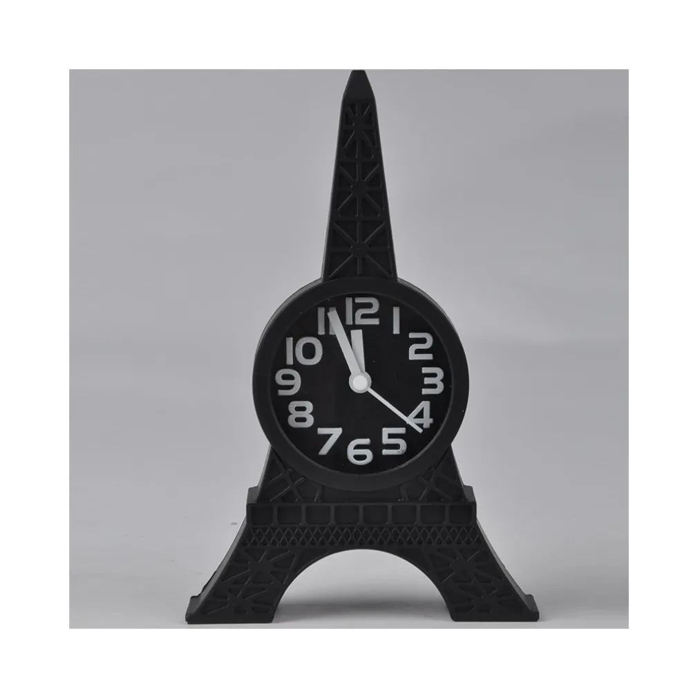 SVEGLIA DA TAVOLO A FORMA DI TORRE EIFFEL PARIGI ANALOGICA ALLARME COLORATA