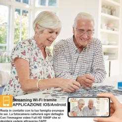 SVEGLIA OROLOGIO CON TELECAMERA SPIA NASCOSTA CON VISIONE NOTTURNA SORVEGLIANZA