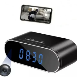 SVEGLIA OROLOGIO CON TELECAMERA SPIA NASCOSTA CON VISIONE NOTTURNA SORVEGLIANZA