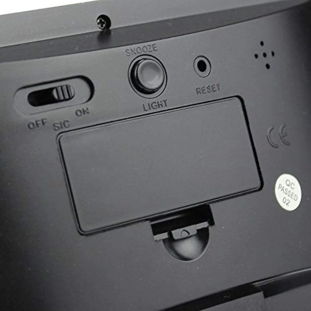 Sveglia Orologio da Tavolo Ampio display lcd Retro illuminato a Led