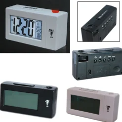 SVEGLIA OROLOGIO TEMPERATURA CON PROIEZIONE SCHERMO LCD PROIETTORE ORA AT-618