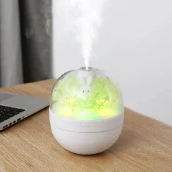 SWEET RABBIT DIFFUSORE UMIDIFICATORE ARIA A ULTRASUONI AROMA USB CON LAMPADA RGB