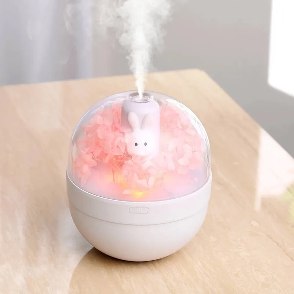 SWEET RABBIT DIFFUSORE UMIDIFICATORE ARIA A ULTRASUONI AROMA USB CON LAMPADA RGB