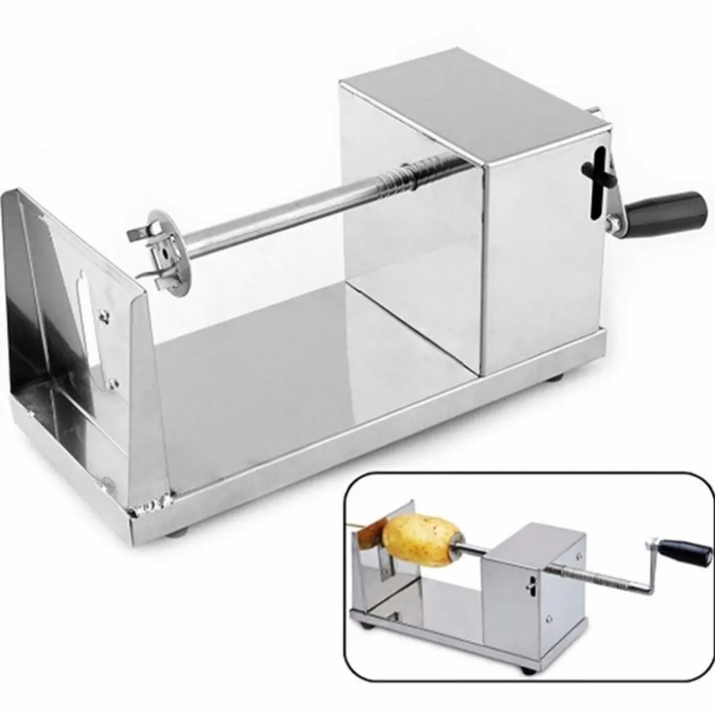 TAGLIA AFFETTA A SPIRALE RICCIOLO PATATE IN ACCIAIO INOX PROFESSIONALE CHIPS