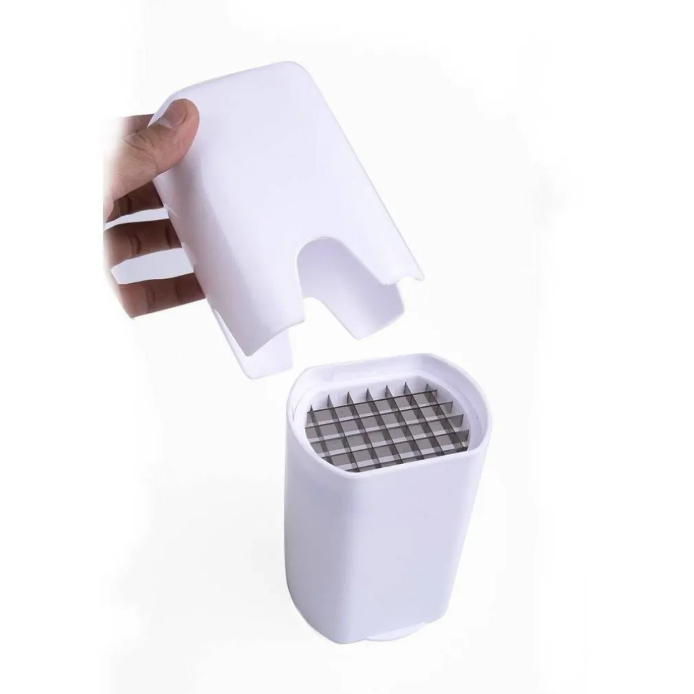 TAGLIA AFFETTA PATATE A BASTONCINO FRIZZY LAME ACCIAIO CUCINA PATATINE FRITTE