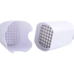 TAGLIA AFFETTA PATATE A BASTONCINO FRIZZY LAME ACCIAIO CUCINA PATATINE FRITTE