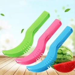 TAGLIA E AFFETTA ANGURIA MELONE COCOMERO PINZA SERVI FRUTTA UTENSILE DA CUCINA