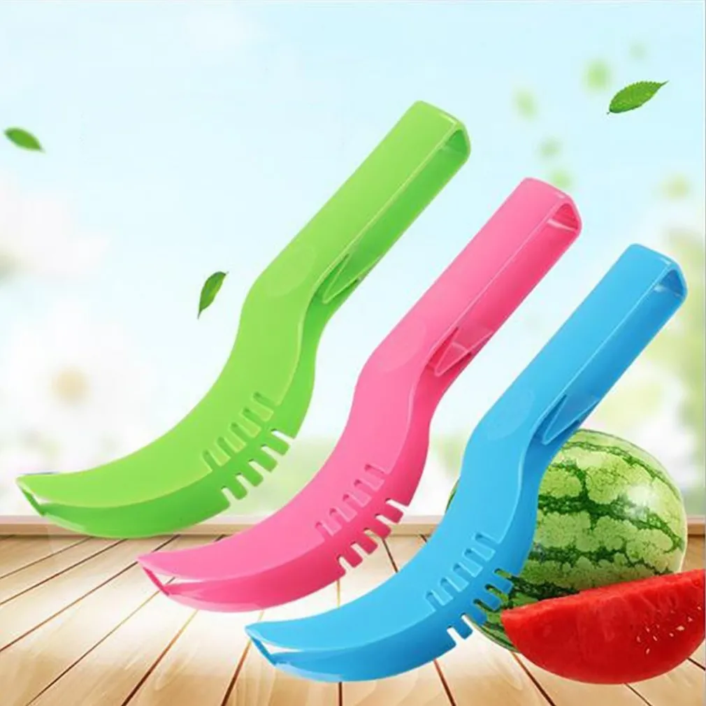 TAGLIA E AFFETTA ANGURIA MELONE COCOMERO PINZA SERVI FRUTTA UTENSILE DA CUCINA